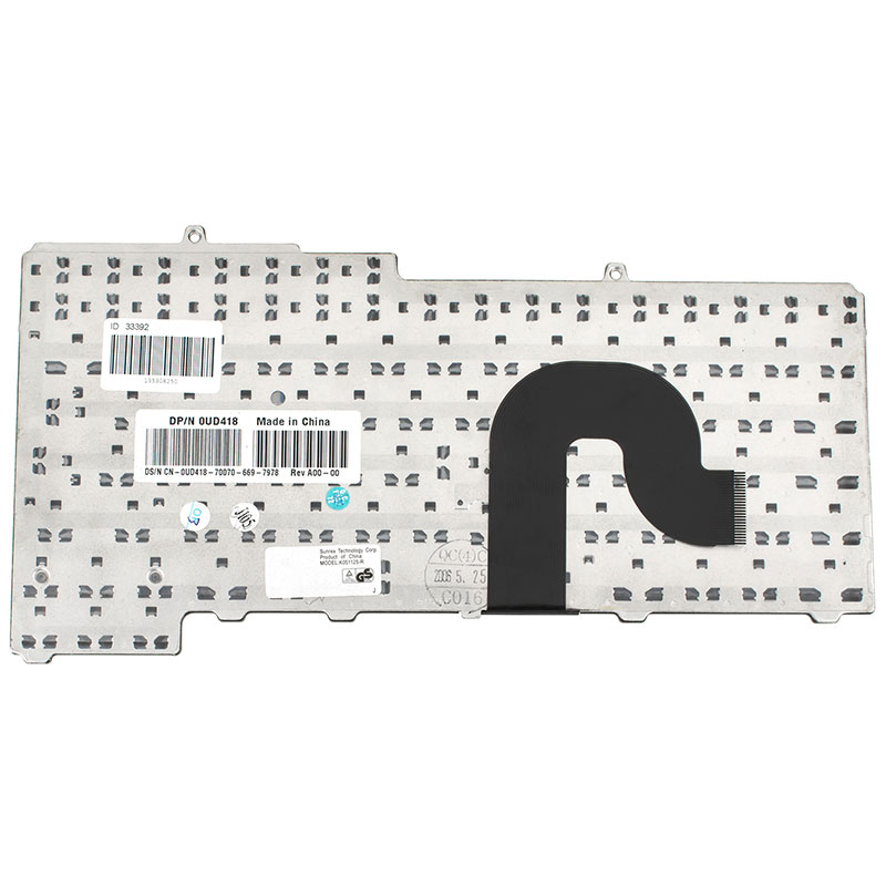 Клавіатура для ноутбука DELL (Inspiron: 1300, B120, B130, Latitude: 120L), rus, black