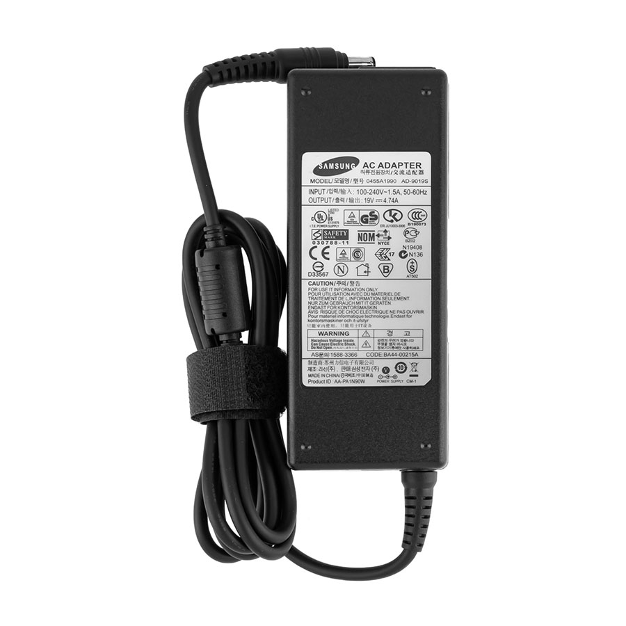 Оригінальний блок живлення для ноутбука SAMSUNG 19V, 4.74A, 90W, 5.5*3.0-PIN, black (без кабеля)
