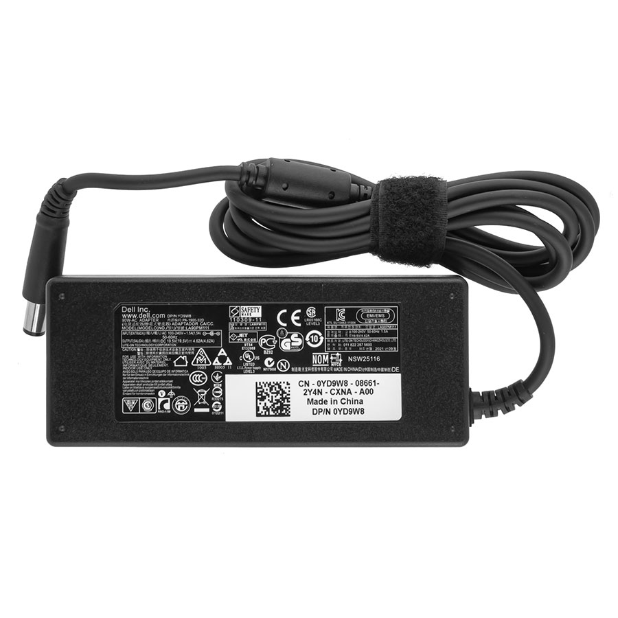 Оригінальний блок живлення для ноутбука DELL 19.5V, 4.62A, 90W, 7.4*5.0-PIN, Black, RECTANGULAR