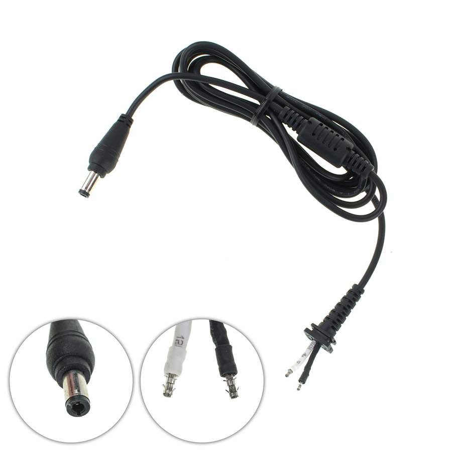 Оригінальний DC кабель живлення для БЖ TOSHIBA 90W 5.5x2.5мм, 2 дроти (2x0.9мм), прямий штекер (від БЖ до ноутбуку)