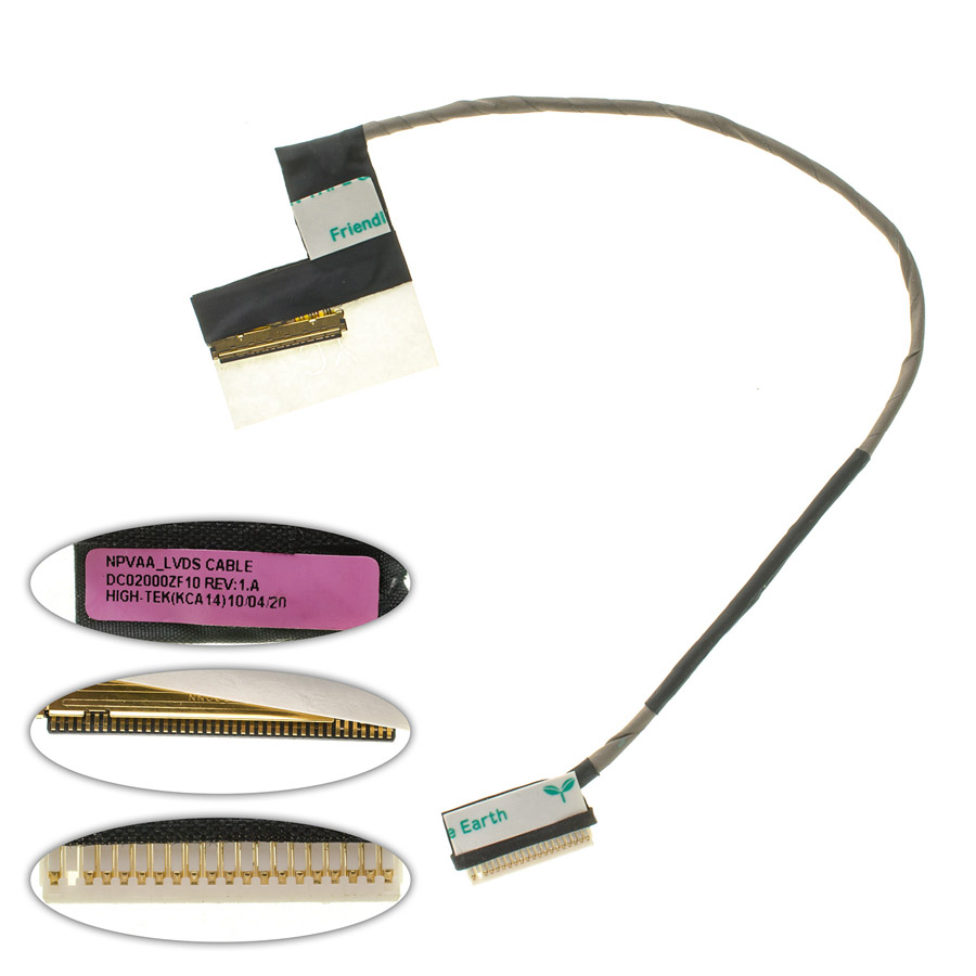 Шлейф матриці для ноутбука TOSHIBA (NB300, NB305), LED (DC02000ZF10)