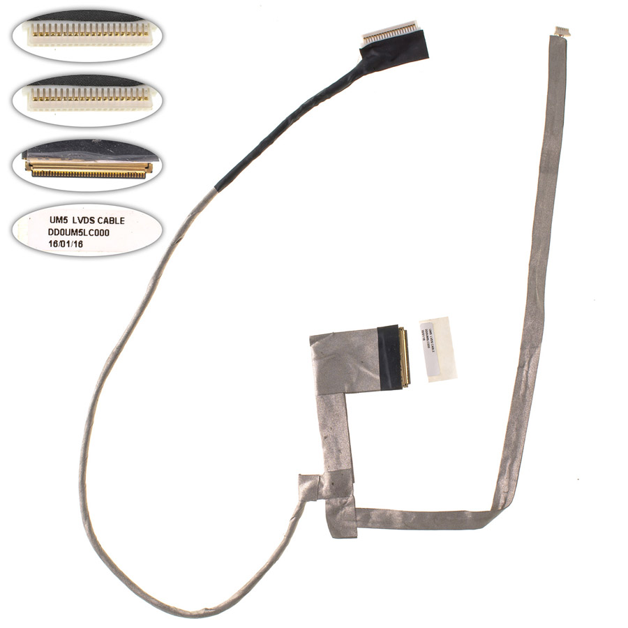 Шлейф матриці для ноутбука DELL (inspiron: 1764), LED, роз`єм під камеру (DD0UM5LC000)