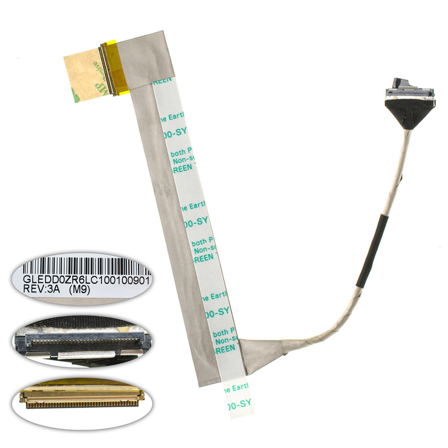 Шлейф матриці для ноутбука ACER (EX: 5235, 5635, 5735, EM: E528, E728), LED (GLEDDOZR6LC100100901)