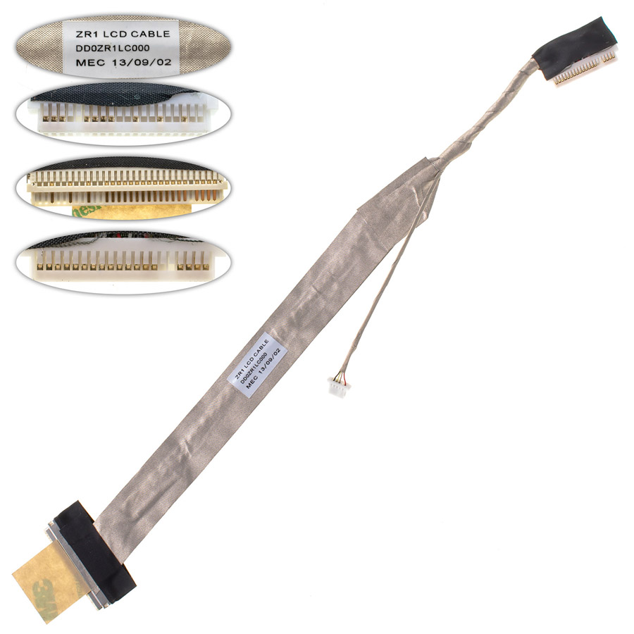 Шлейф матриці для ноутбука  ACER (AS: 3050, 3680, 5570, 5580), CCFL, роз`єм під камеру (MECDDOZR1LCOO8110414)