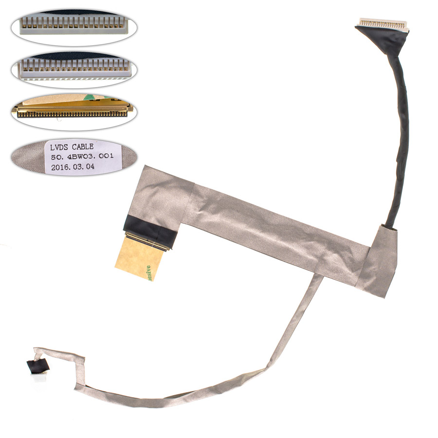 Шлейф матриці для ноутбука ACER (AS: 4332, 4732, EM: D525, D725), LED, роз`єм під камеру (50.4BW03.001)