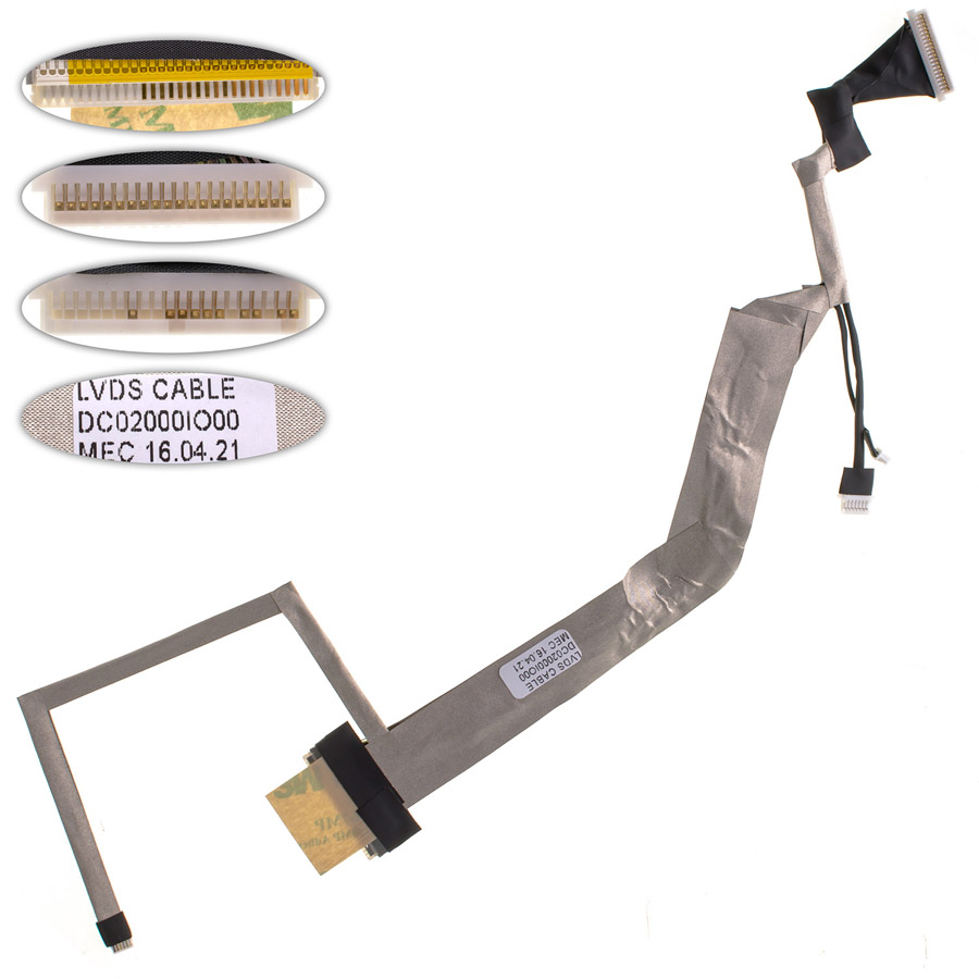 Шлейф матриці для ноутбука HP (dv4-1000), CCFL (DC02000I000)