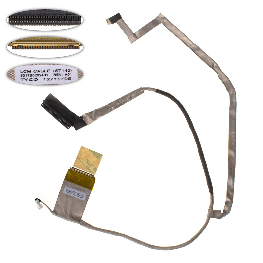 Шлейф матриці для ноутбука HP (Pavilion: DV5-2000, DV5T-2000), LED, роз`єм під камеру та Мікрофон (6017B0262401)