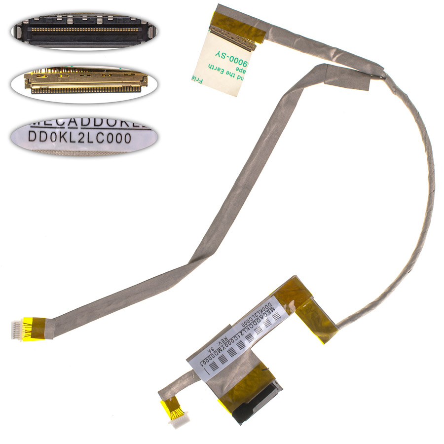 Шлейф матриці для ноутбука LENOVO (Y460), LED, роз`єм під камеру (DD0KL2LC000)