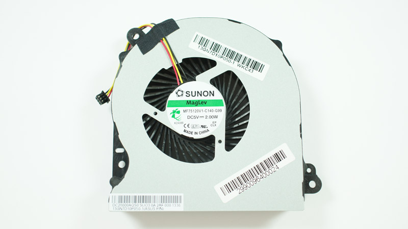 Вентилятор для ноутбука ASUS K75A, K75DE, K75VD, K75VM, K95VM, K95VJ, K75VJ, K95VB (13GN7D10P050-1) (MF75120V1-C140-G99) (Кулер)