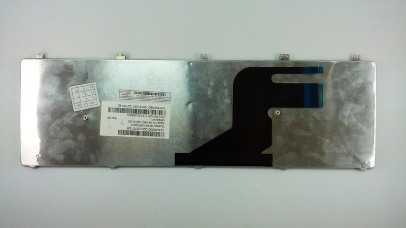 Клавіатура для ноутбука ASUS (N55, N75, X5QS) rus, silver (N75 version)