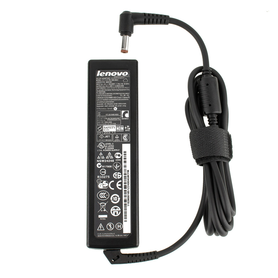 Оригінальний блок живлення для ноутбука LENOVO 20V, 3.25A, 65W, 5.5*2.5mm, Black, RECTANGULAR