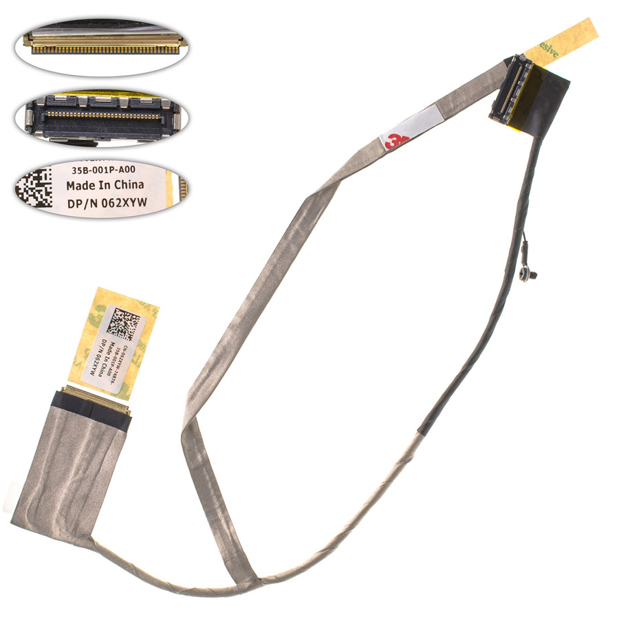 Шлейф матриці для ноутбука DELL (N4110), LED, роз`єм під камеру (DD0R01LC000)