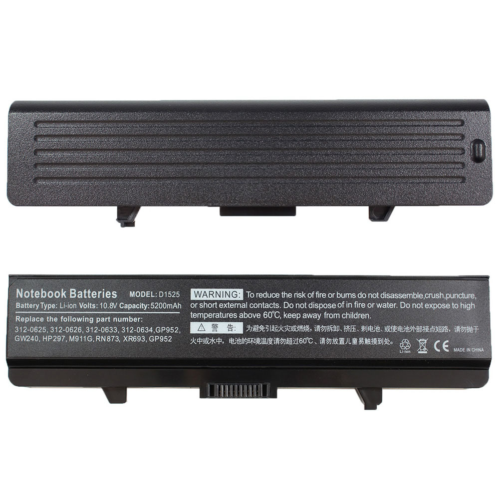 Батарея для ноутбука Dell RN873 (Inspiron: 1440, 1525, 1526, 1545, 1546, 17, 1750, Vostro 500) 10.8V 5200mAh Black