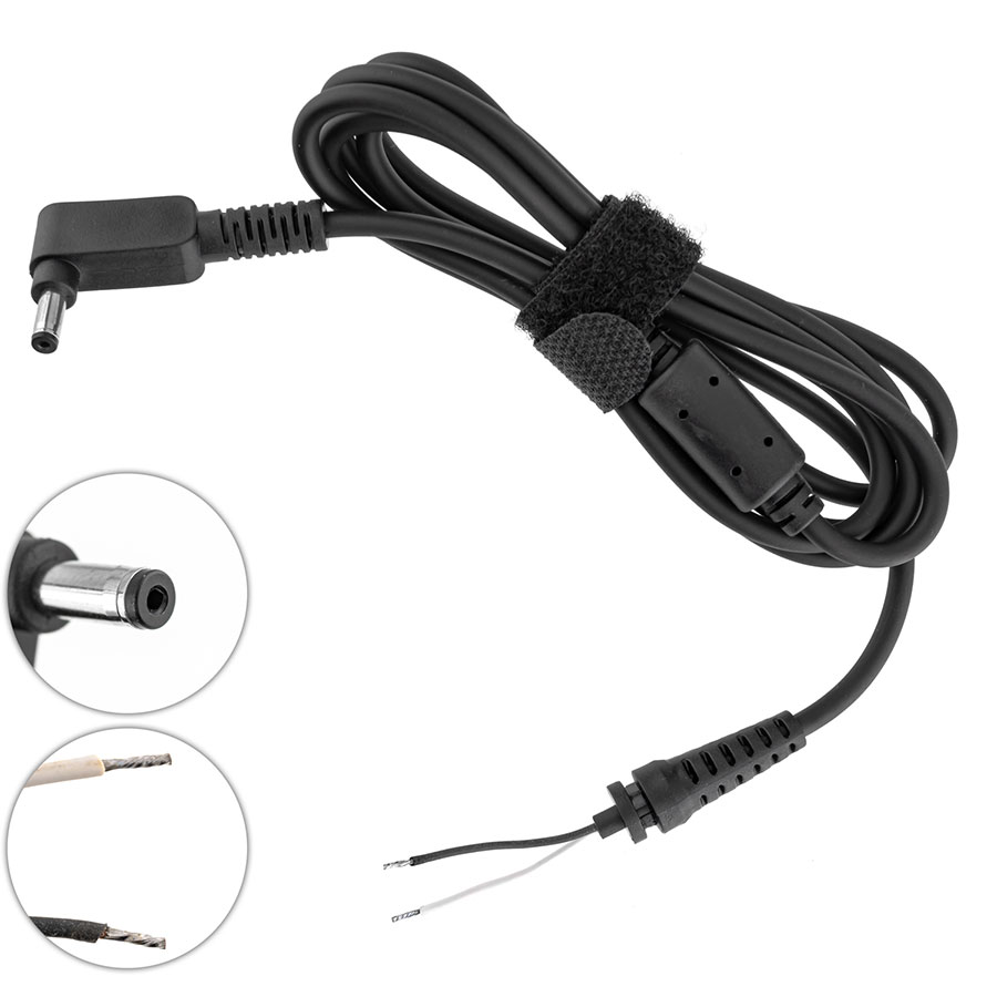 Оригінальний DC кабель живлення для БЖ ASUS 45W 4.0x1.35мм, L-подібний штекер (від БЖ до ноутбуку)