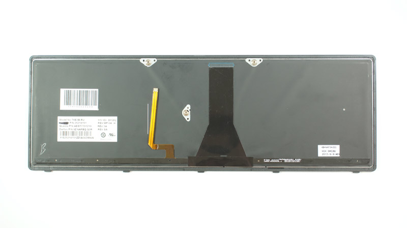 Клавіатура для ноутбука LENOVO (Flex 15, Flex 15D, G500s, G505s, S510p) rus, black, black frame, підсвічування клавіш