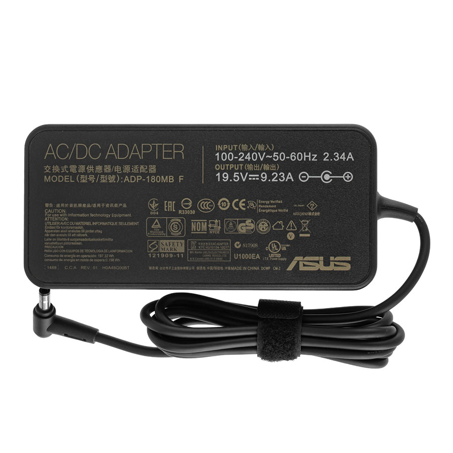 Оригінальний блок живлення для ноутбука ASUS 19.5V, 9.23A, 180W, 5.5*2.5мм, black, OVALE