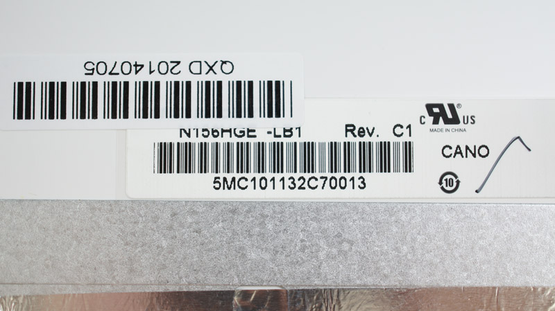 Матриця 15.6 N156HGE-LB1 (1920*1080, 40pin, LED, SLIM(вертикальні вушки), глянець, роз`єм праворуч знизу) для ноутбука (renew)