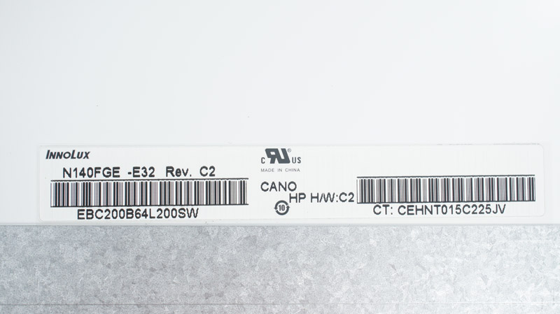 Матриця 14.0 N140FGE-E32 (1600*900, 30pin(eDP), LED, SLIM (вертикальні вушки), матова, роз`єм праворуч знизу) для ноутбука (renew)