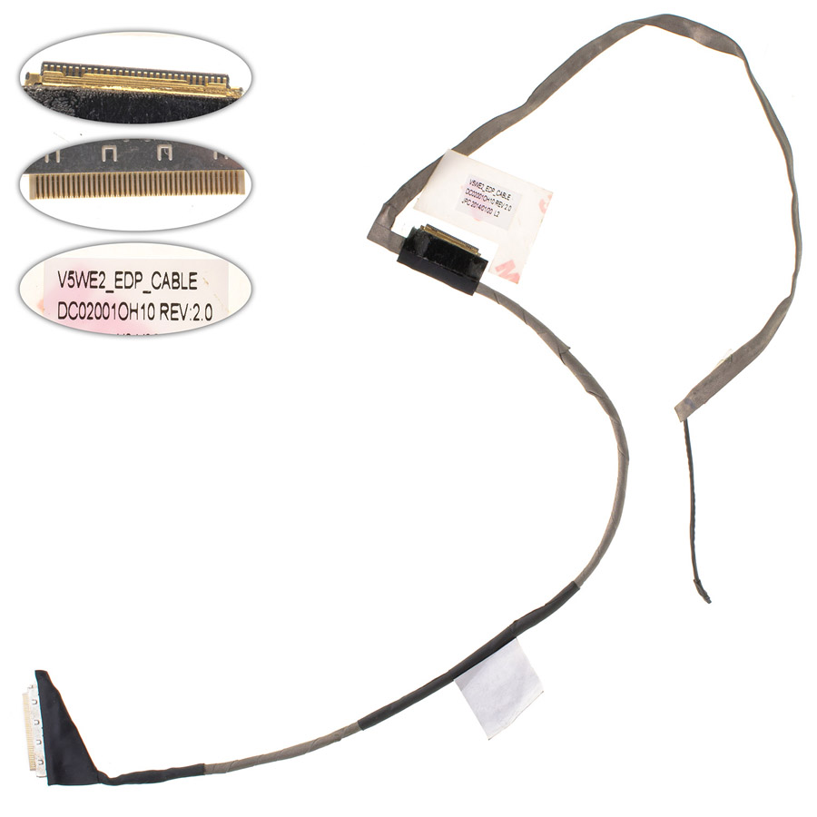 Шлейф матриці для ноутбука ACER (AS: E1-572, E1-532, E1-570), LED (DC02001OH10)