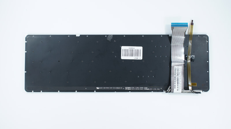 Клавіатура для ноутбука ASUS (GL752VW series) rus, black, без фрейма, підсвічування клавіш