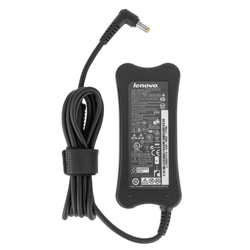 Оригінальний блок живлення для ноутбука LENOVO 19V, 3.42A, 65W, 5.5*2.5mm, L-подібний роз`єм, Black, BONE SHAPE