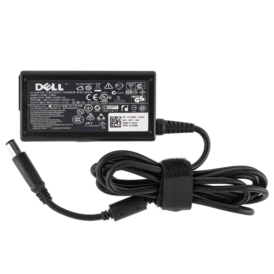 Оригінальний блок живлення для ноутбука DELL 19.5V, 2.315A, 45W, 7.4*5.0-PIN, Black (без кабеля)