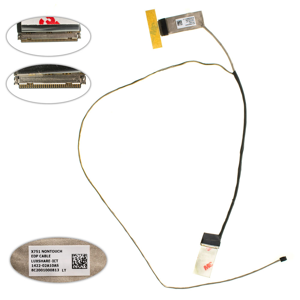 Шлейф матриці для ноутбука ASUS (X751 series), EDP 30 pin (non Touch) (14005-01190500)