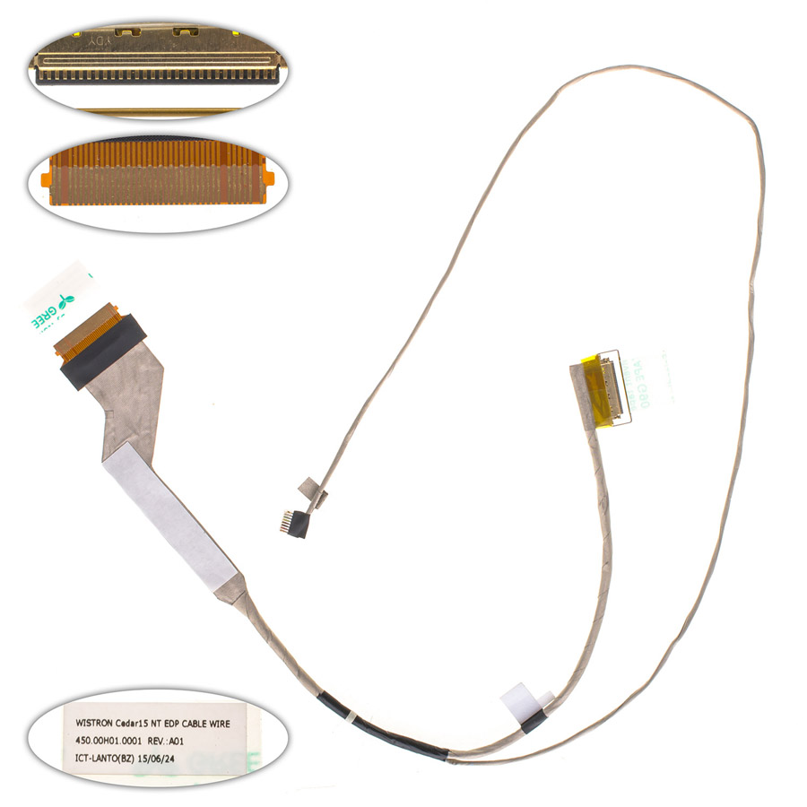 Шлейф матриці для ноутбука DELL (Inspiron: 3542), LED (450.00h01.0021)