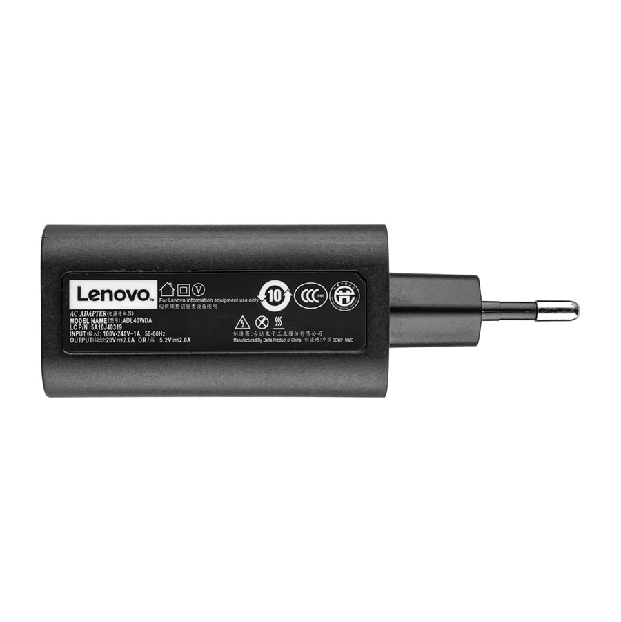 Оригінальний блок живлення для ноутбука LENOVO 20V, 2A, 40W, для Yoga 3 PRO series, black + кабель USB - YOGA 3 PRO
