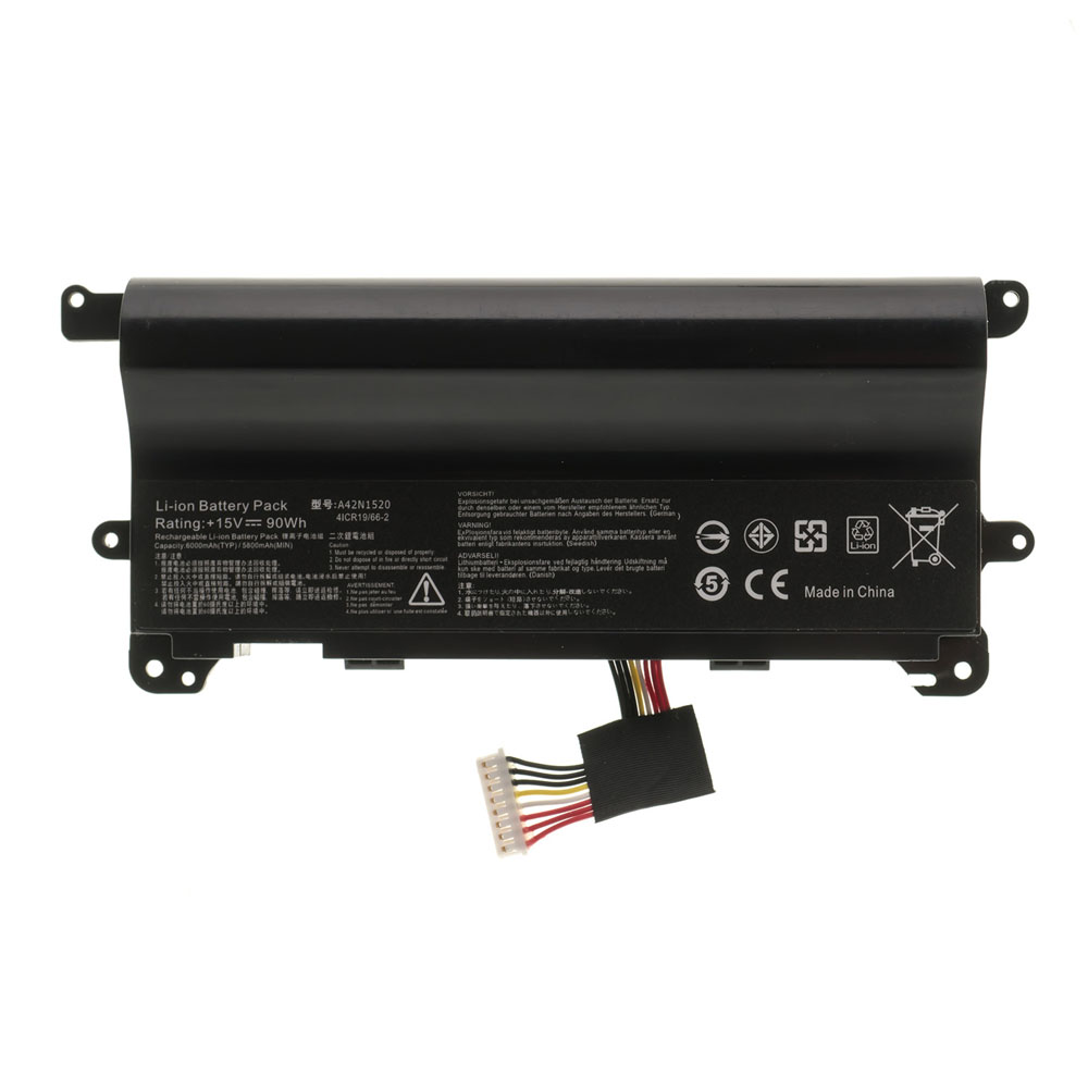 Батарея для ноутбука ASUS A42N1520 (ROG G752VY, GFX72, G752VS series) 15V 6000mAh 90Wh Black