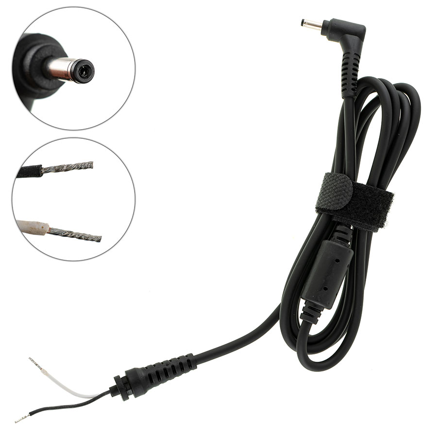 Оригінальний DC кабель живлення для БЖ ASUS 90W 3.0x1.0мм, L-подібний штекер  (від БЖ до ноутбуку)