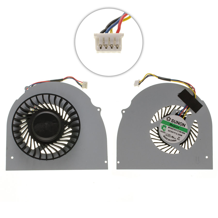 Вентилятор для ноутбука DELL LATITUDE E6540 (use in models with Discrete graphics) (DFS501105PR0T FC7X) (Кулер)