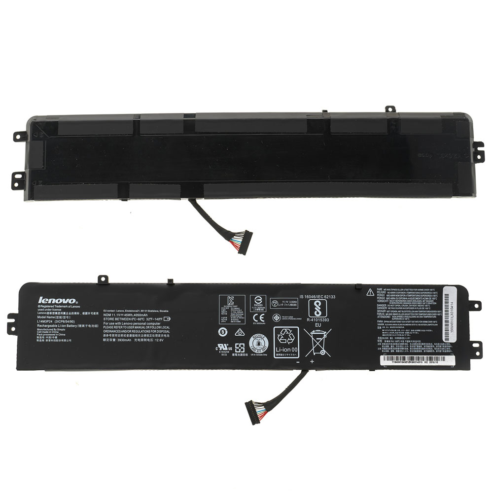 Оригінальна батарея для ноутбука LENOVO L14M3P24 (IdeaPad Y700-14ISK) 11.1V 4050mAh 45W Black (5B10H41180)