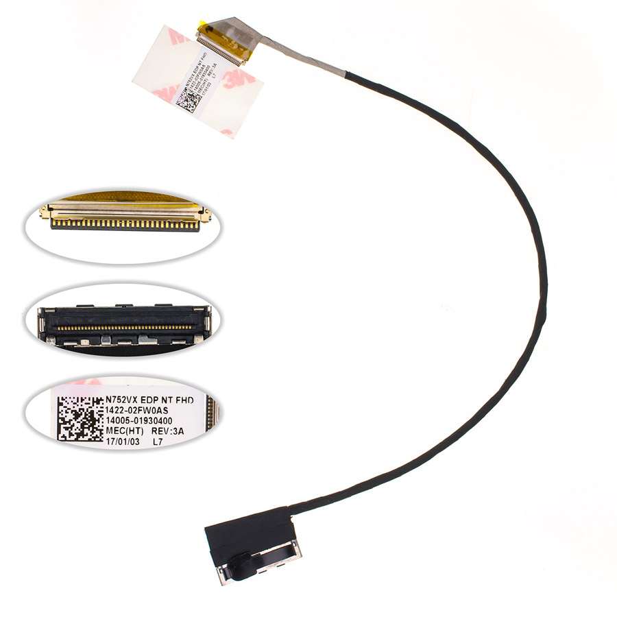 Шлейф матриці для ноутбука ASUS (N752VX) (14005-01930200)
