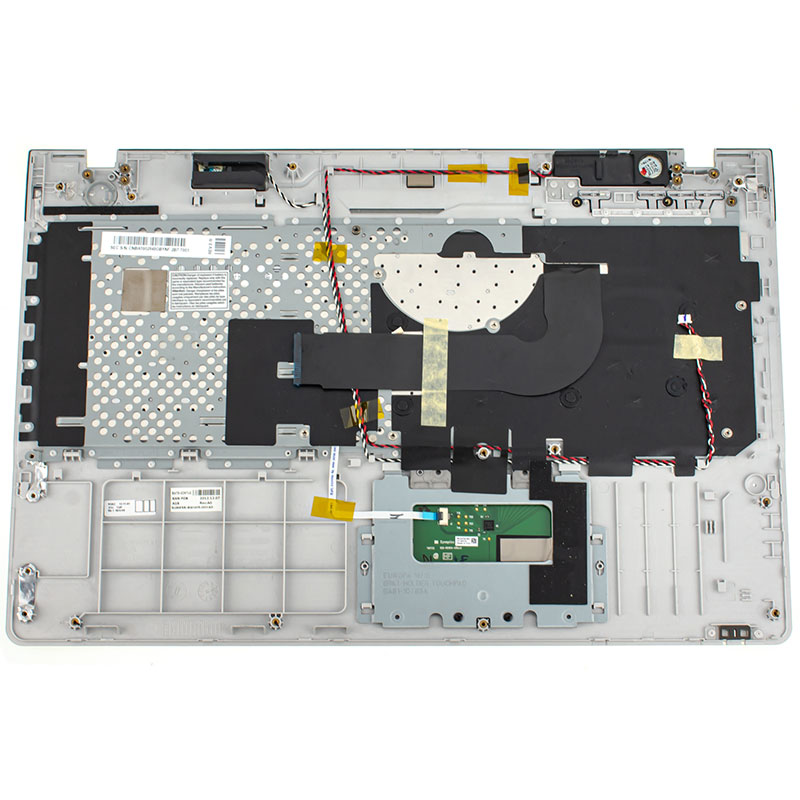 Клавіатура для ноутбука SAMSUNG (QX510, QX511 Keyboard+Touchpad+передня панель) rus, black