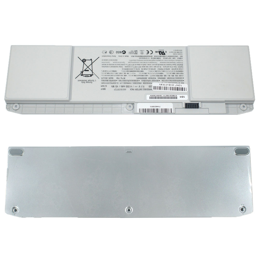 Оригінальна батарея для ноутбука Sony BPS30 (VGP-BPS30, Sony Vaio T T11 T13, SVT-11, SVT-13, VGP-BPS30A) 11.1V 4050mAh 45Wh Silver