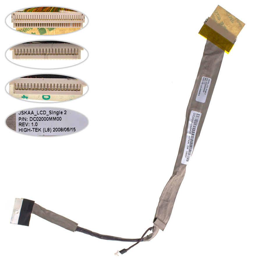 Шлейф матриці для ноутбука TOSHIBA (Qosmio F50), LED (DC02000MM00)