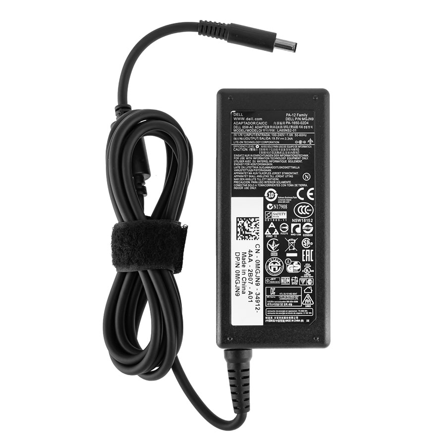 Оригінальний блок живлення для ноутбука DELL 19.5V, 3.34A, 65W, 4.5*3.0-PIN, Black, RECTANGULAR
