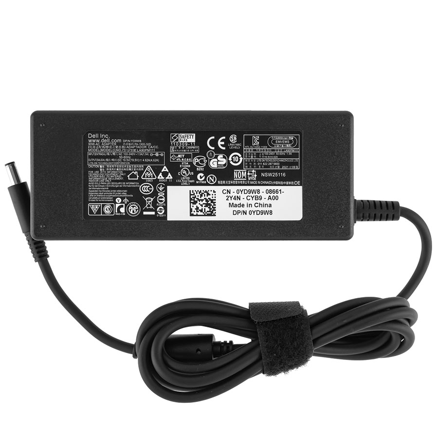 Оригінальний блок живлення для ноутбука DELL 19.5V, 4.62A, 90W, 4.5*3.0-PIN, Black, RECTANGULAR
