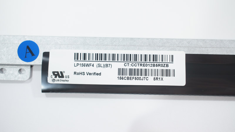 Матриця 15.6 LP156WF4-SLB7 (1920*1080, 40pin(250cd/m2, 80/80/80/80(кути), IPS), LED, SLIM(вертикальні вушки), матова, роз`єм праворуч знизу) для ноутбука (renew)