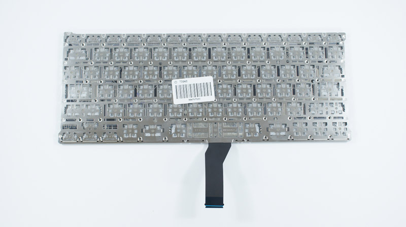 Клавиатура для ноутбука APPLE (MacBook Air: A1369, A1466 (2011-2017)) rus, black, SMALL Enter
