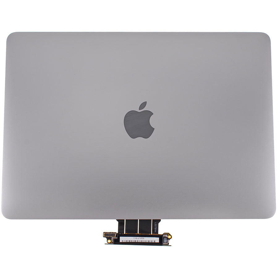 Крышка + матрица в сборе для ноутбука Apple A1534 (2016-2017), Space Gray, 100% ОРИГИНАЛ (AASP)