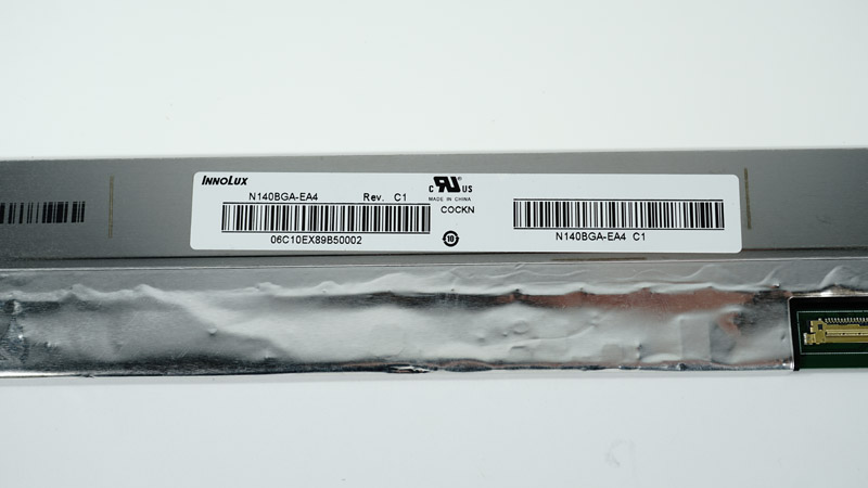 Матриця 14.0 N140BGA-EA4 Rev. C1 (1366*768, 30pin(eDP), LED, SLIM (вертикальні вушки), матова, роз`єм праворуч знизу) для ноутбука