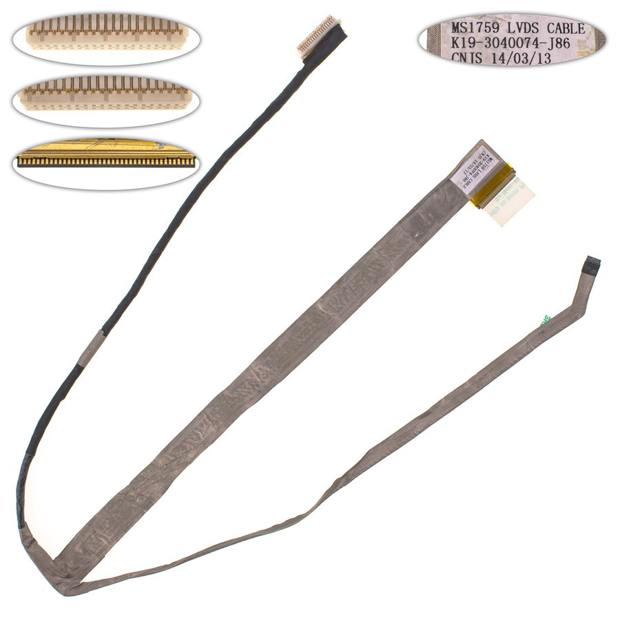Шлейф матриці для ноутбука MSI (GE70, MS1759) (k19-3040074-j86)