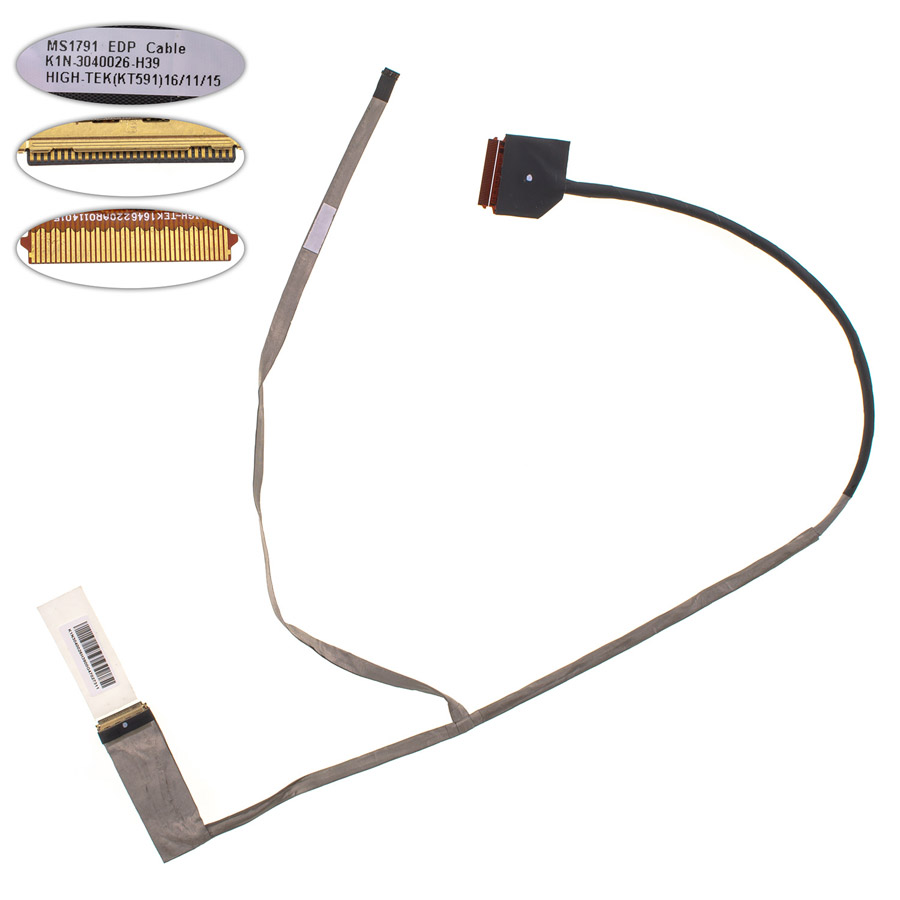 Шлейф марицы для ноутбука MSI (GE72, PE70, GT72S, MS1791), 30pin (K1N-3040026-H39)