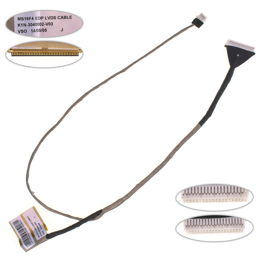 Шлейф матриці для ноутбука MSI (GT60, MS-16F4) eDP, 40 pin (K1N-3040002-V03)