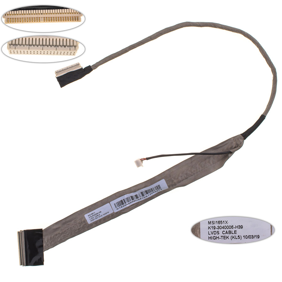 Шлейф матриці для ноутбука MSI (GX620, GX630, 1651X) (K19-3040006-H39)