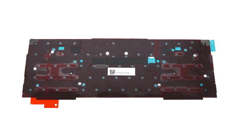 Клавиатура для ноутбука APPLE (MacBook Pro Retina: A1706, A1707 (2016-2017)) rus, black, BIG Enter, подсветка клавиш (ОРИГИНАЛ)