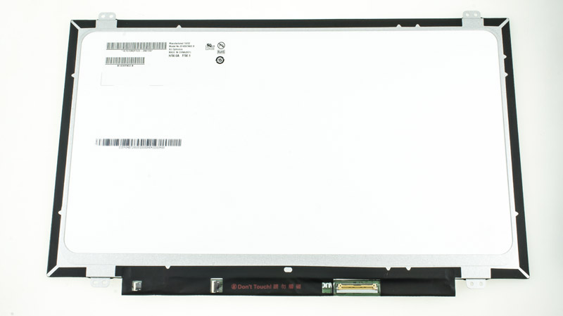 Матриця 14.0 B140XTN02.B (1366*768, 40pin (eDP), LED, SLIM (вертикальні вушки), глянець, роз`єм праворуч знизу) для ноутбука