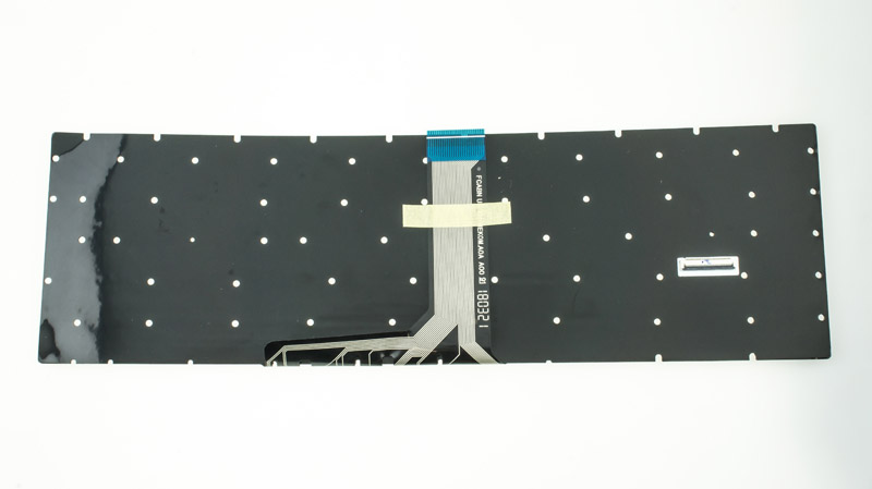 Клавіатура для ноутбука MSI (GV62, GT62) rus, чорна, безрамкова, підсвічування (RGB Per-key) (ОРИГІНАЛ)